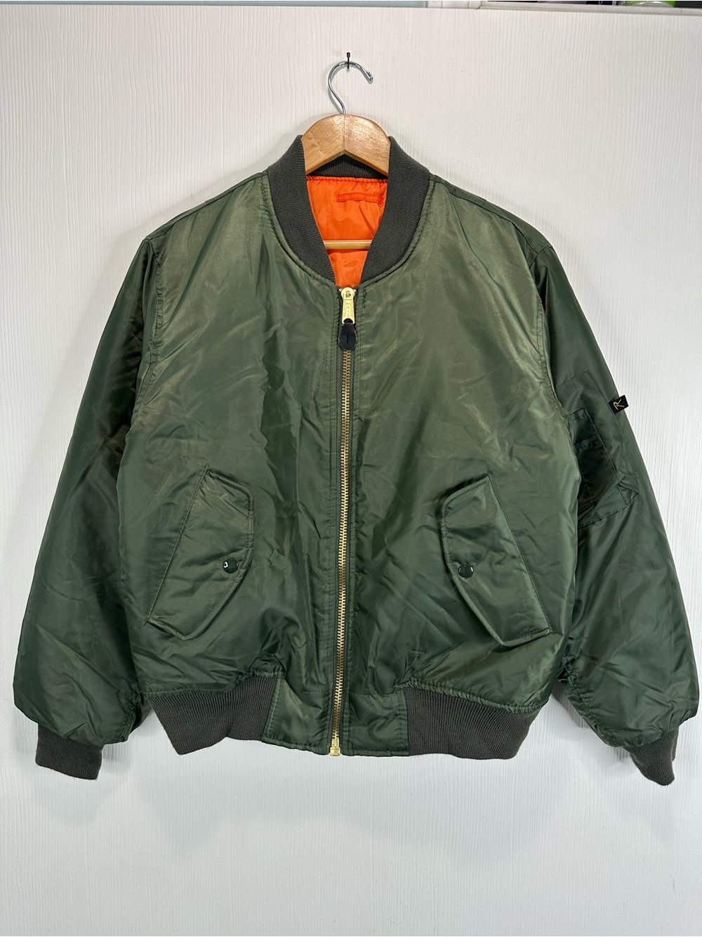 Rothco Ma 1 Reversible Bomber Jacket - Olive Green